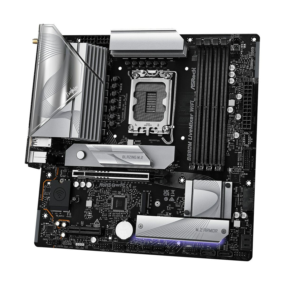Motherboard ASRock B860M LiveMixer WiFi Intel B860 LGA 1851