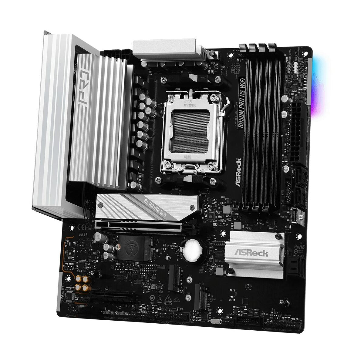 Motherboard ASRock B850M Pro RS WiFi Intel Wi-Fi 6 AMD AM5