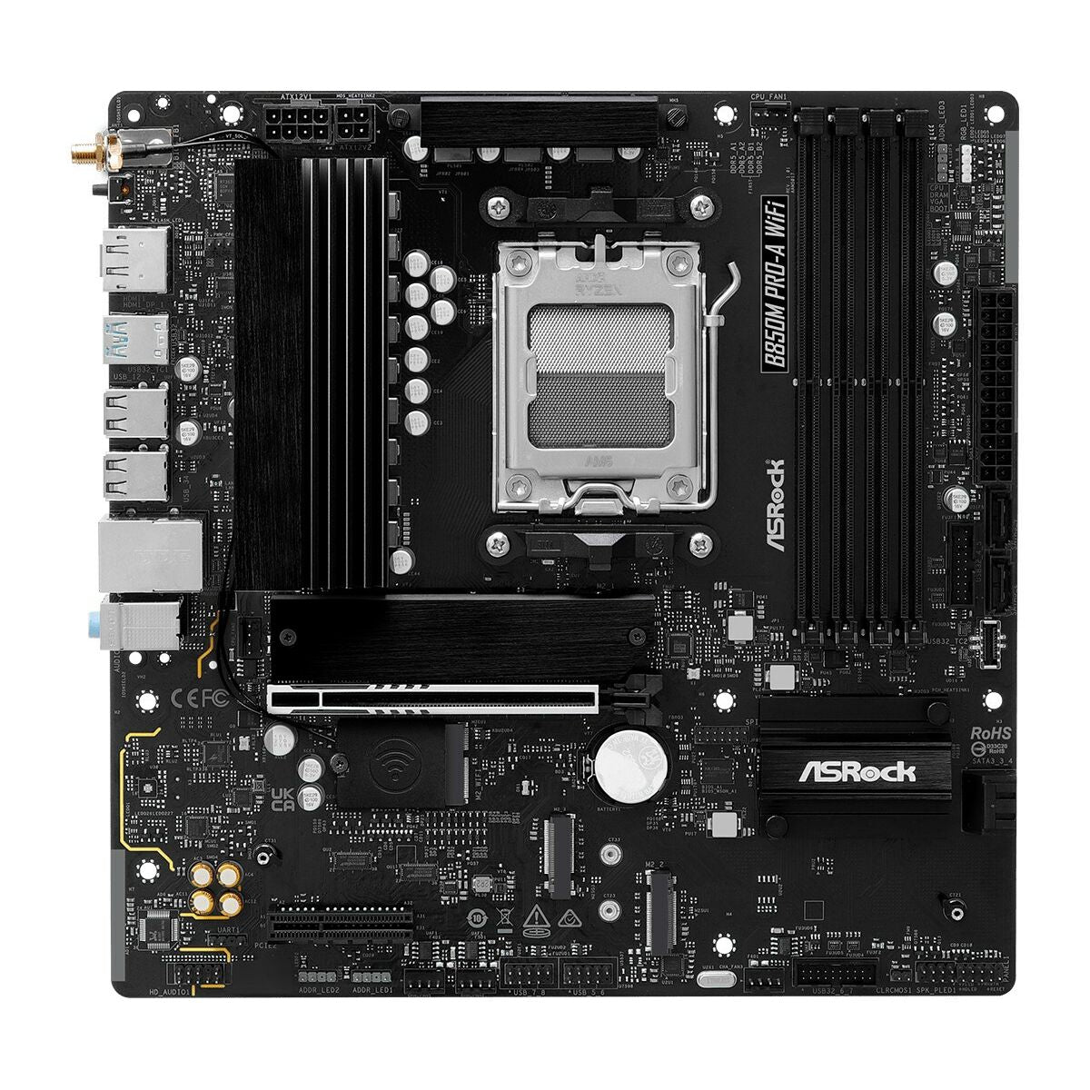Motherboard ASRock B850M Pro-A WiFi Intel Wi-Fi 6 AMD AM5