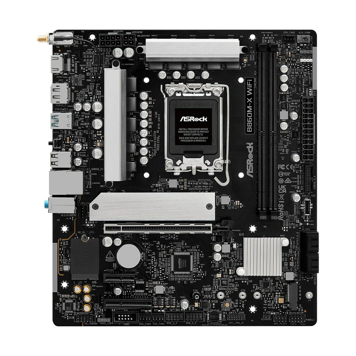 Motherboard ASRock B860M-X WiFi Intel B860 LGA 1851