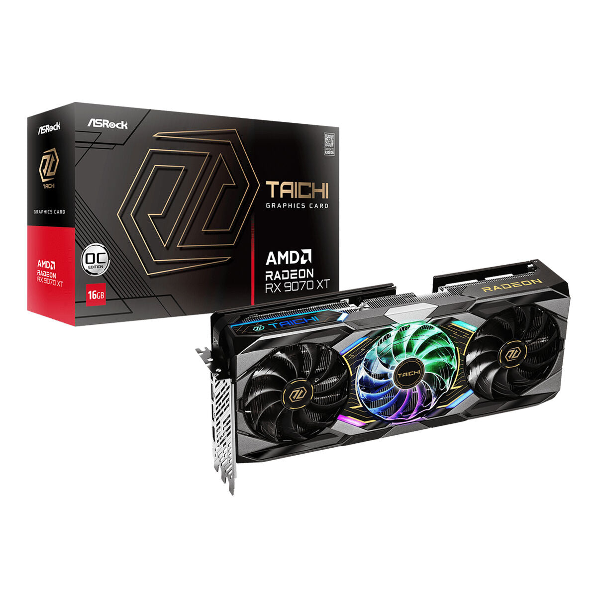 Graphics card ASRock ASROCK radeon rx 9070 xt 16 GB GDDR6