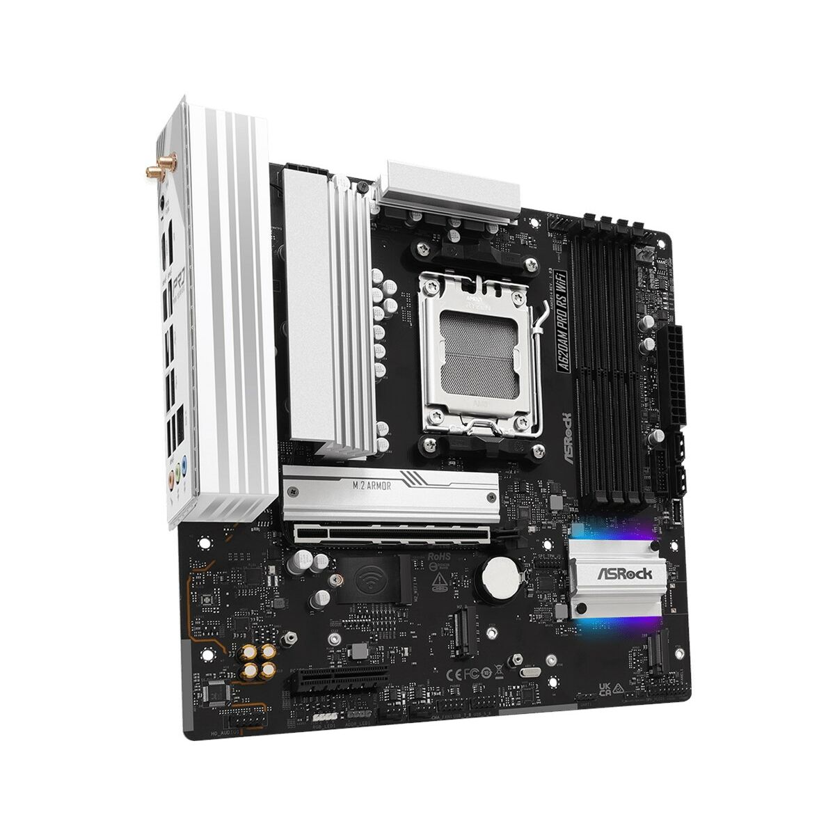 Motherboard ASRock A620AM PRO RS WIFI AMD AM5 AMD A620