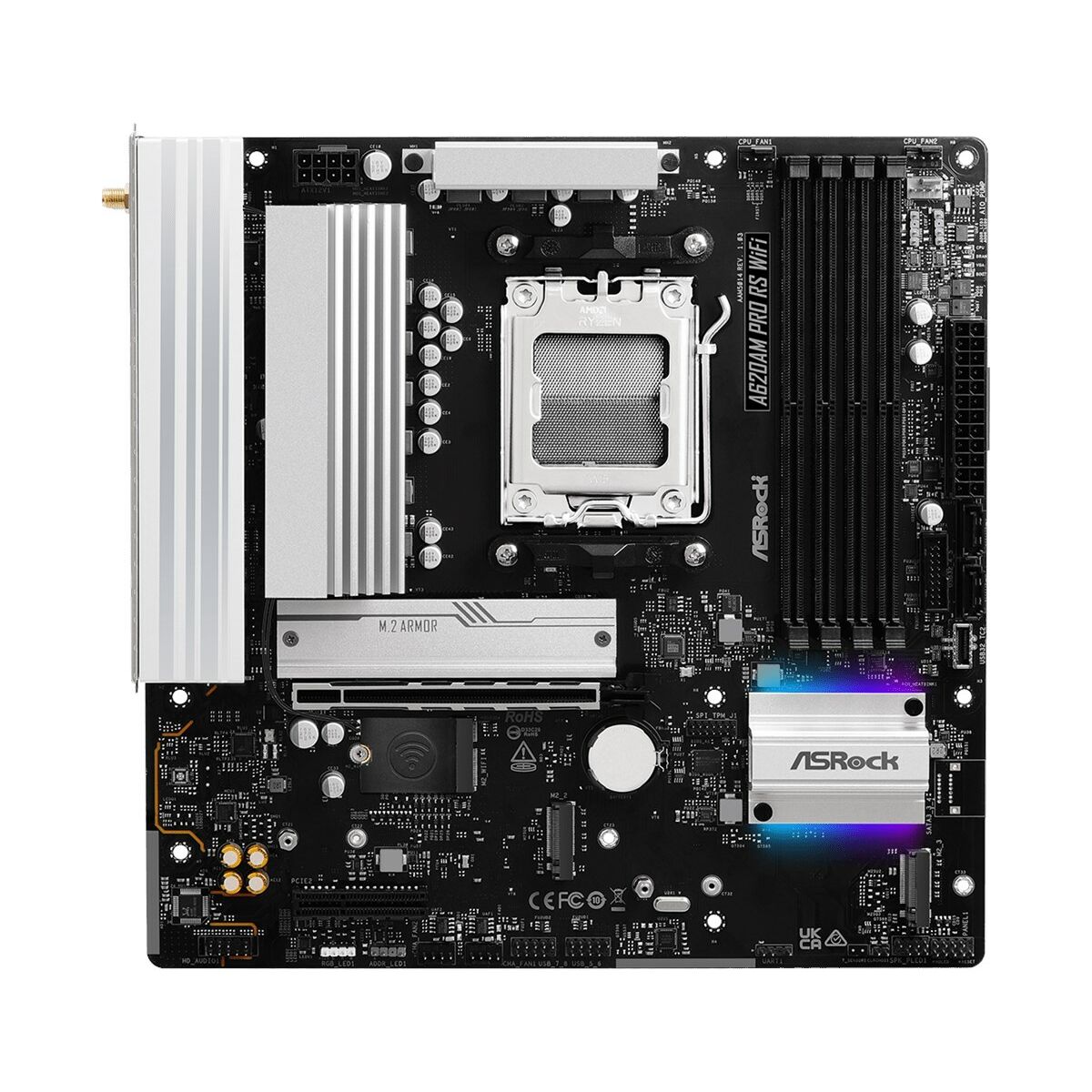 Motherboard ASRock A620AM PRO RS WIFI AMD AM5 AMD A620