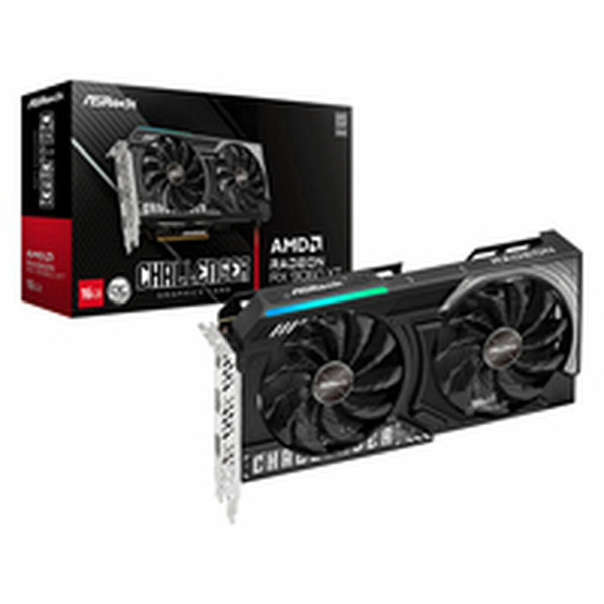 Graphics card ASRock RX9060XT CL 16GO GDDR6 RADEON RX 9060 XT 16 GB