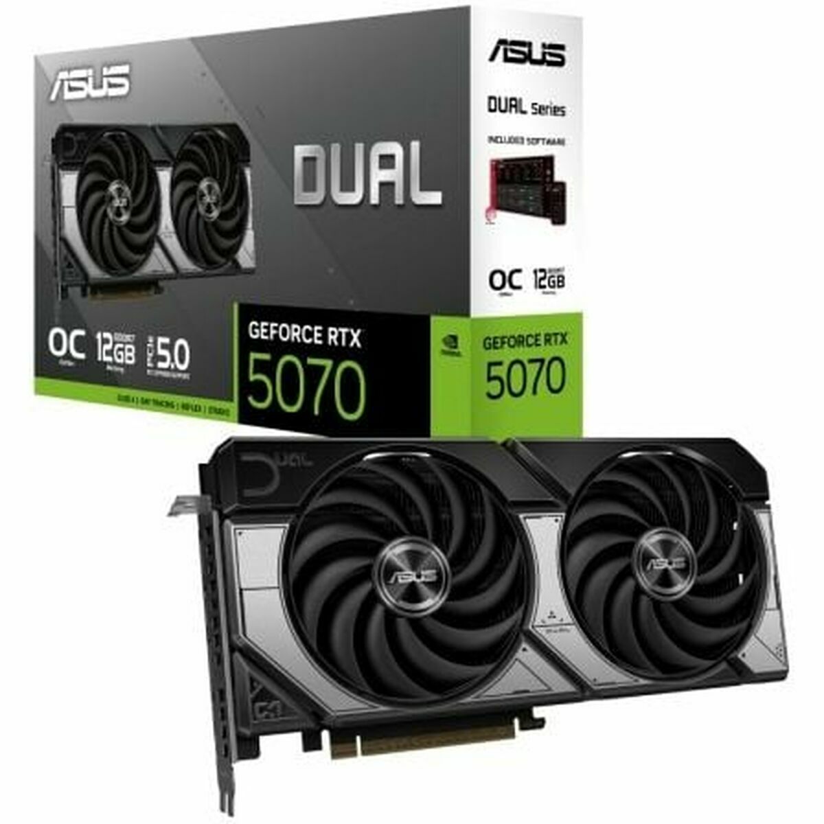 Graphics card Asus 90YV0M17-M0NA00 nvidia geforce rtx 5070 12 GB GDDR6