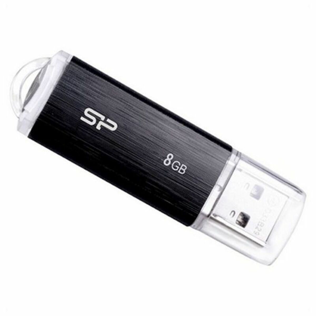 USB stick Silicon Power Ultima U02 8 GB USB 2.0 White Black 8 GB (1 Unit)