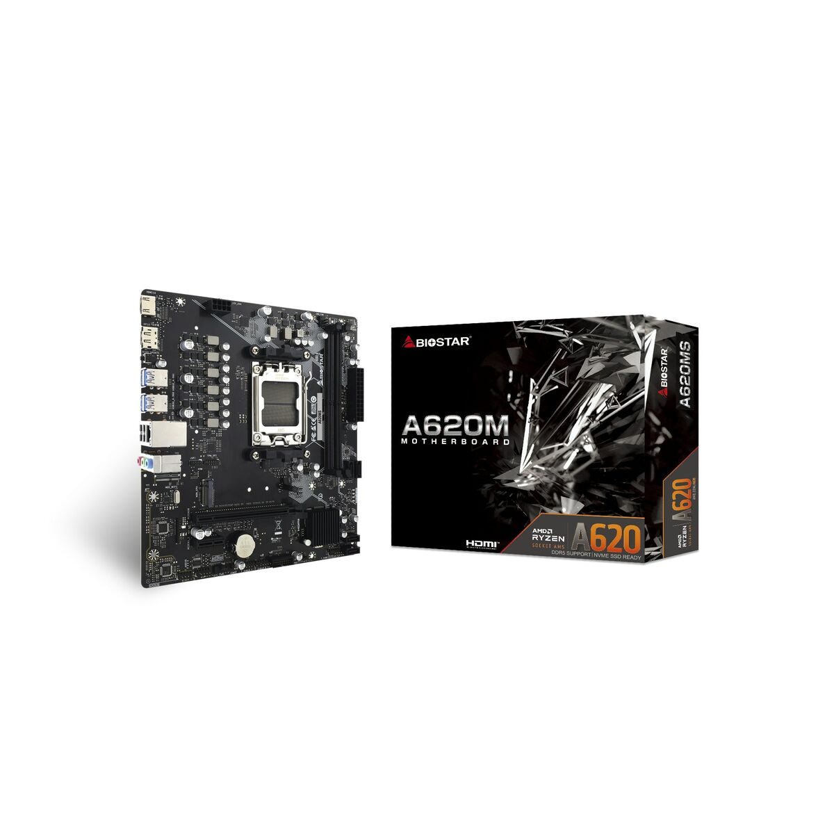 Motherboard Biostar A620MS AMD AM5 AMD A620