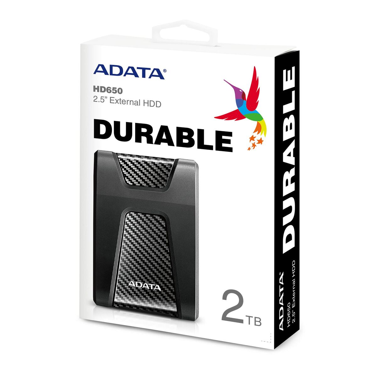 External Hard Drive Adata HD650 Black 2 TB