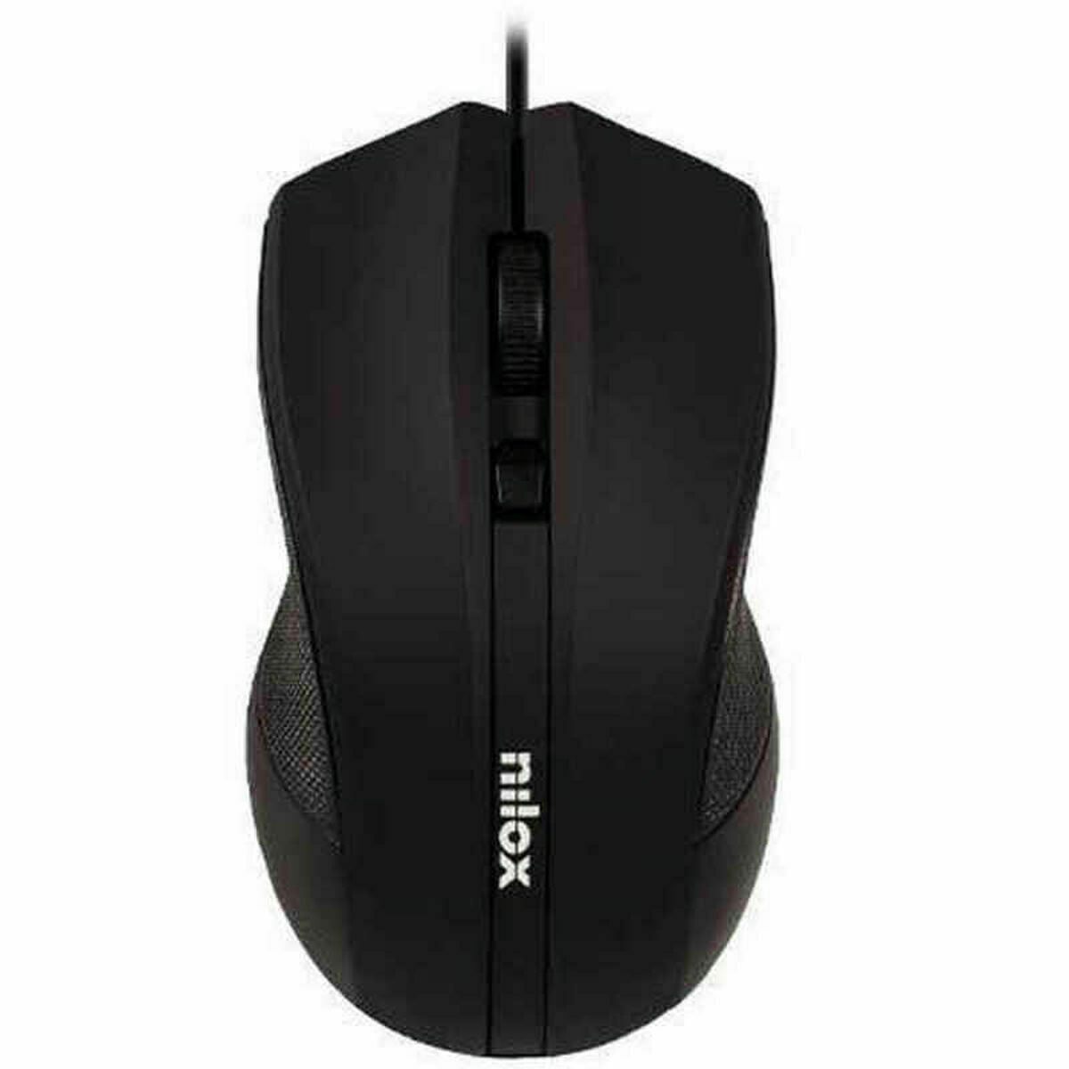 Mouse Nilox MOUSB1002 Black 1600 dpi