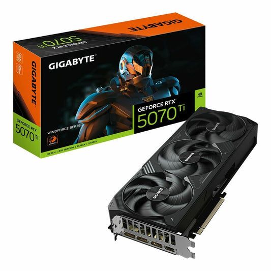 Graphics card Gigabyte GV-N507TWF3-16GD nvidia geforce rtx 5070 ti 16 GB GDDR6 GDDR7