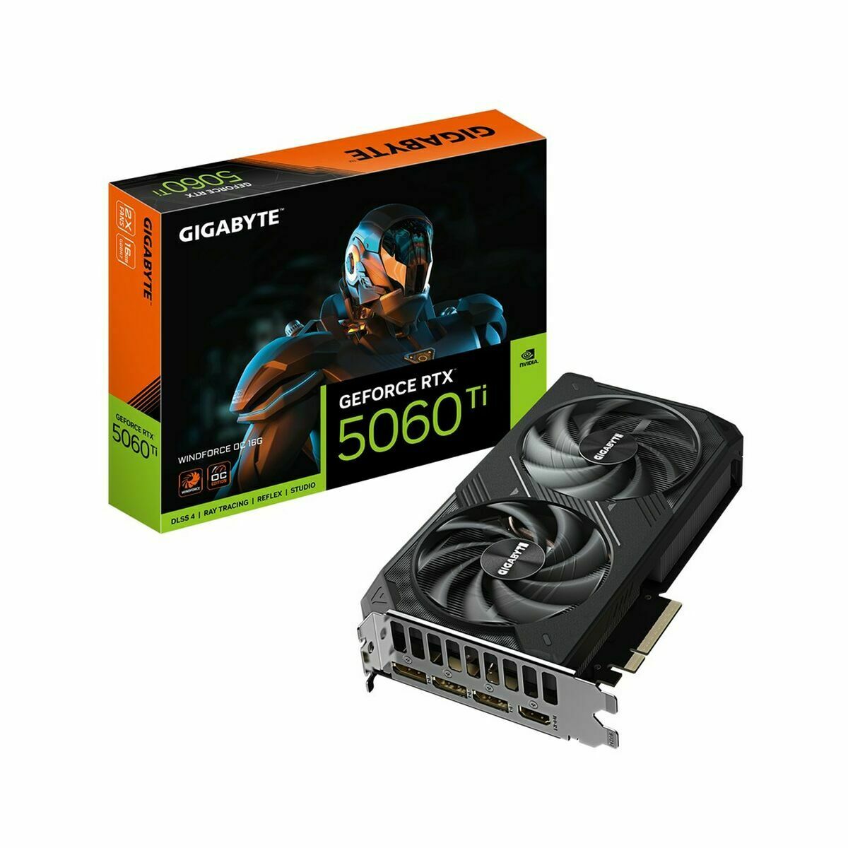 Graphics card Gigabyte GV-N506TWF2OC-16GD 16 GB geforce rtx 5060 ti GDDR6 GDDR7