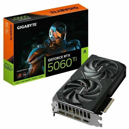 Graphics card Gigabyte GV-N506TWF2OC-16GD 16 GB geforce rtx 5060 ti GDDR6 GDDR7