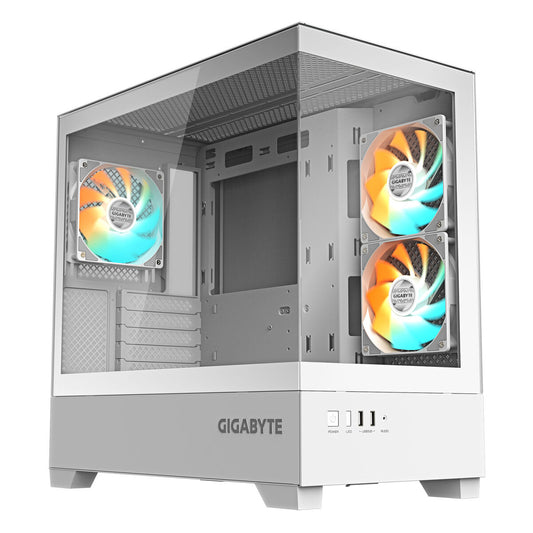 ATX Semi-tower Box Gigabyte C201 PANORAMIC ICE White