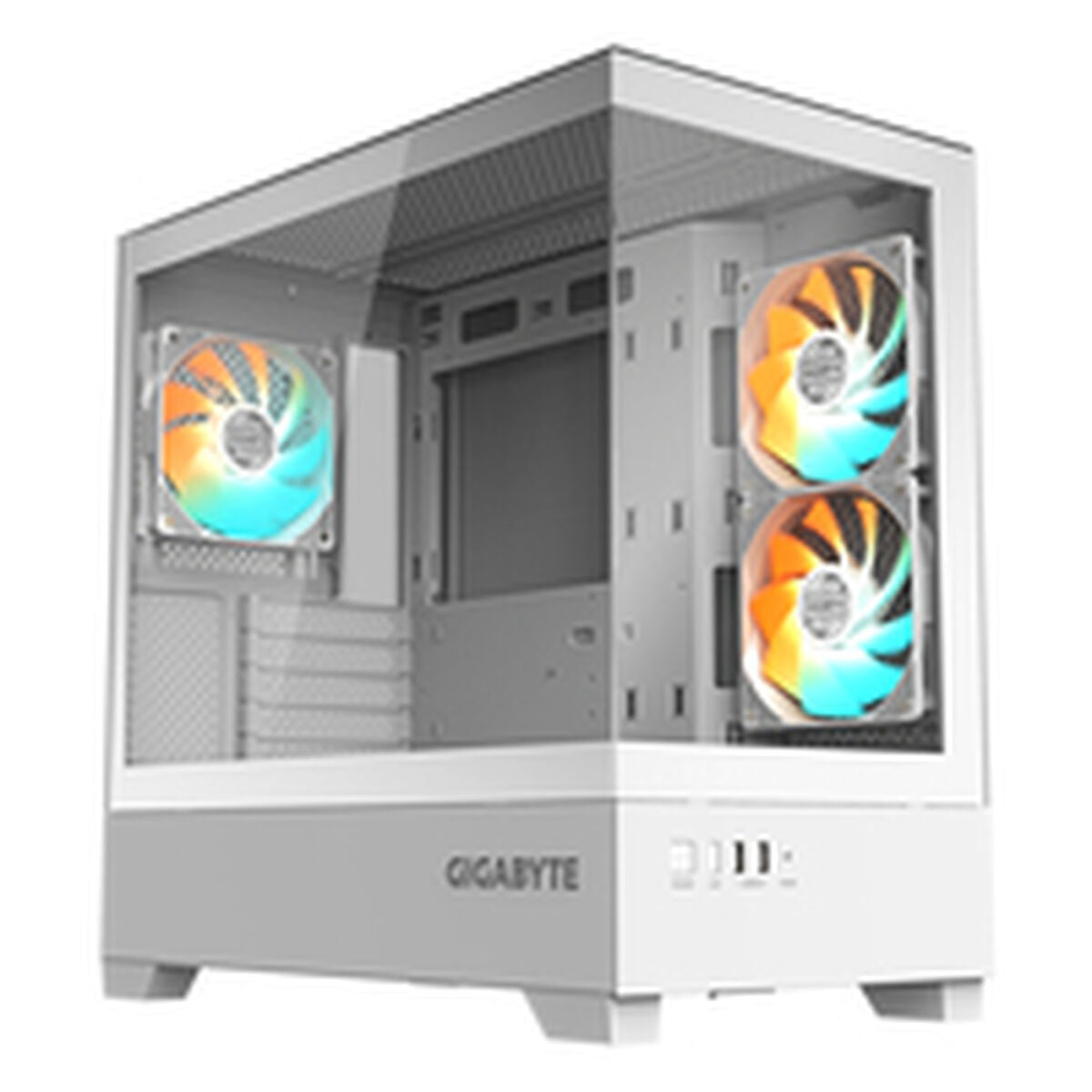 ATX Semi-tower Box Gigabyte C201 PANORAMIC ICE White