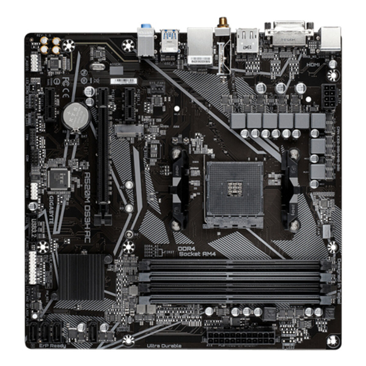 Motherboard Gigabyte A520M DS3H AC AMD A520 AMD AM4
