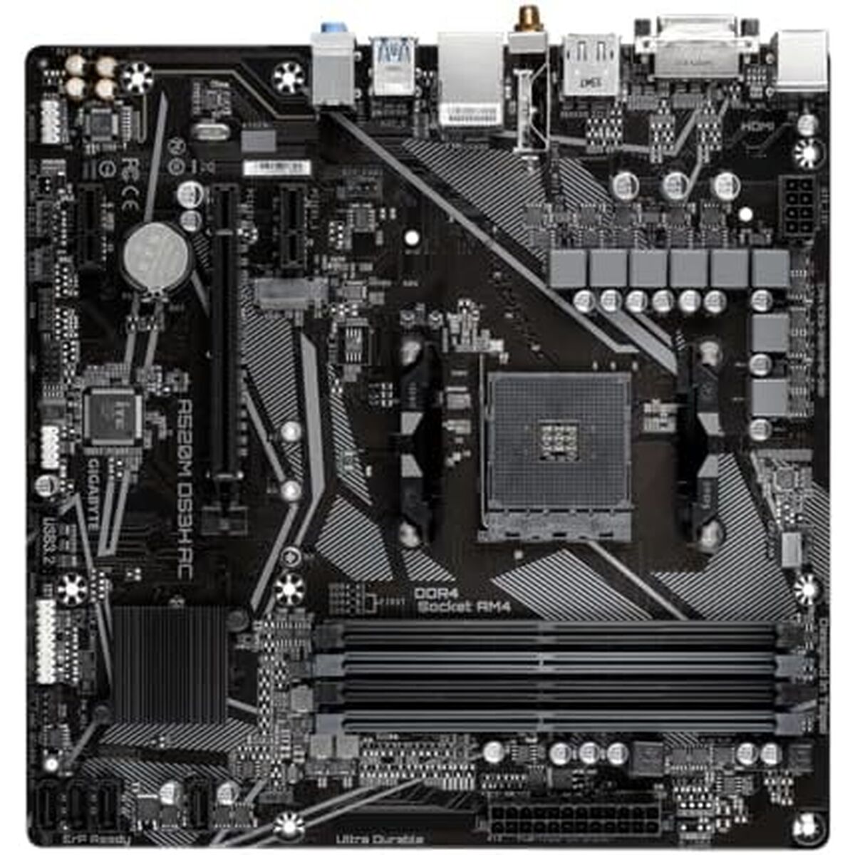 Motherboard Gigabyte A520M DS3H AC AMD A520 AMD AM4