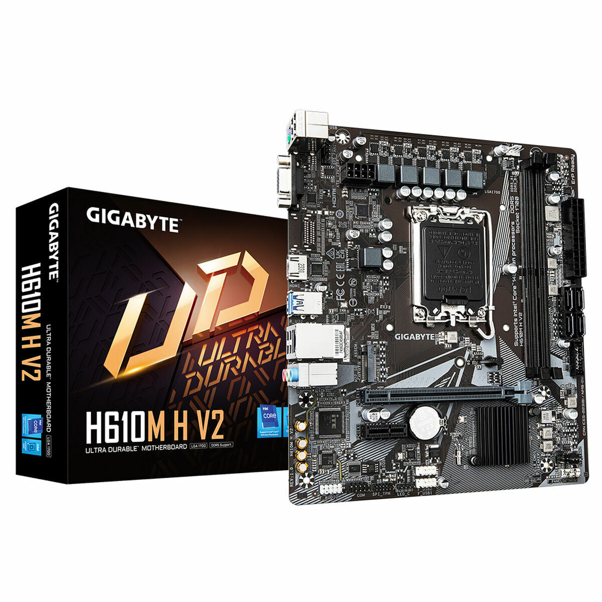 Motherboard Gigabyte H610M H V2 H610 LGA 1700