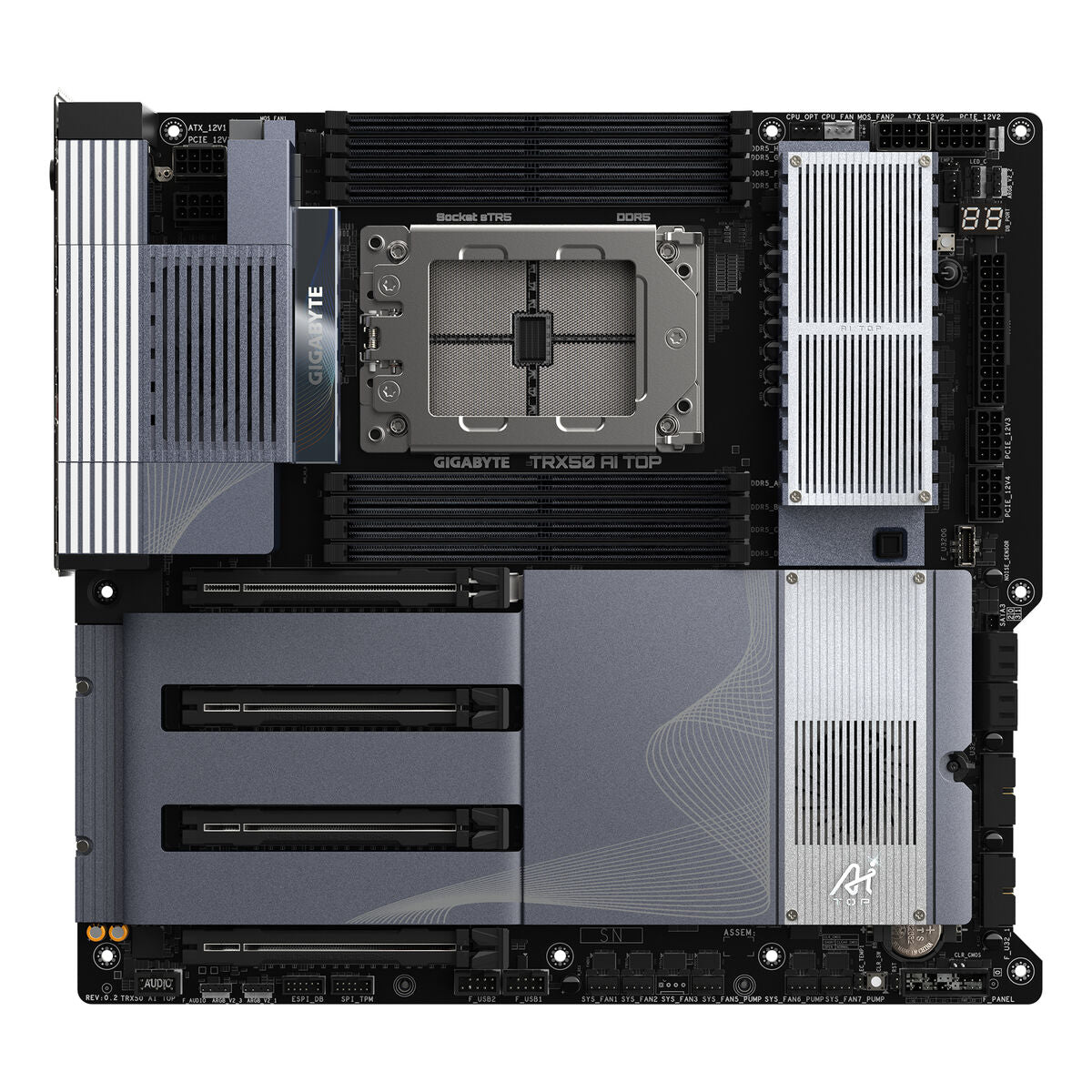 Monitor Gigabyte TRX50 AI TOP-2B AMD TRX50