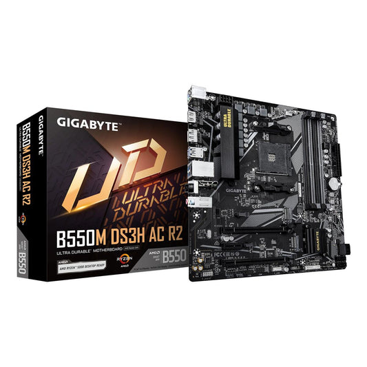Motherboard Gigabyte B550M DS3H AC R2 AMD B550 AMD AM4