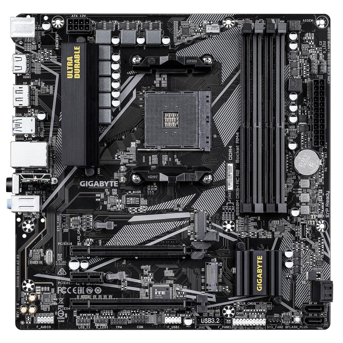 Motherboard Gigabyte B550M DS3H AC R2 AMD B550 AMD AM4