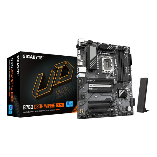 Motherboard Gigabyte B760 DS3H WIFI6E GEN5 INTEL B760 EXPRESS LGA 1700