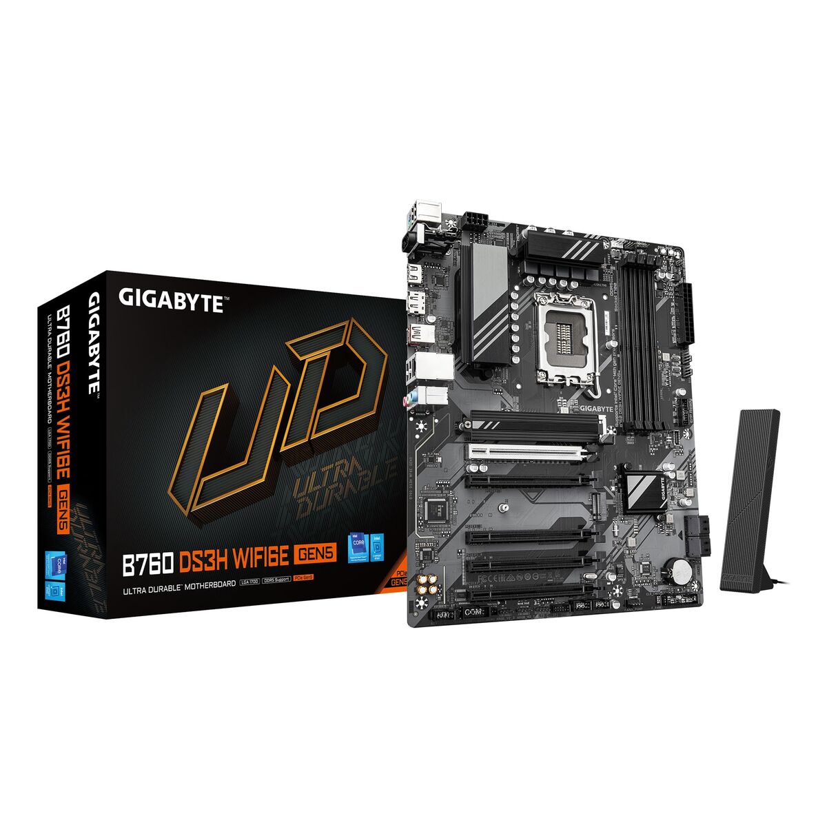 Motherboard Gigabyte B760 DS3H WIFI6E GEN5 INTEL B760 EXPRESS LGA 1700