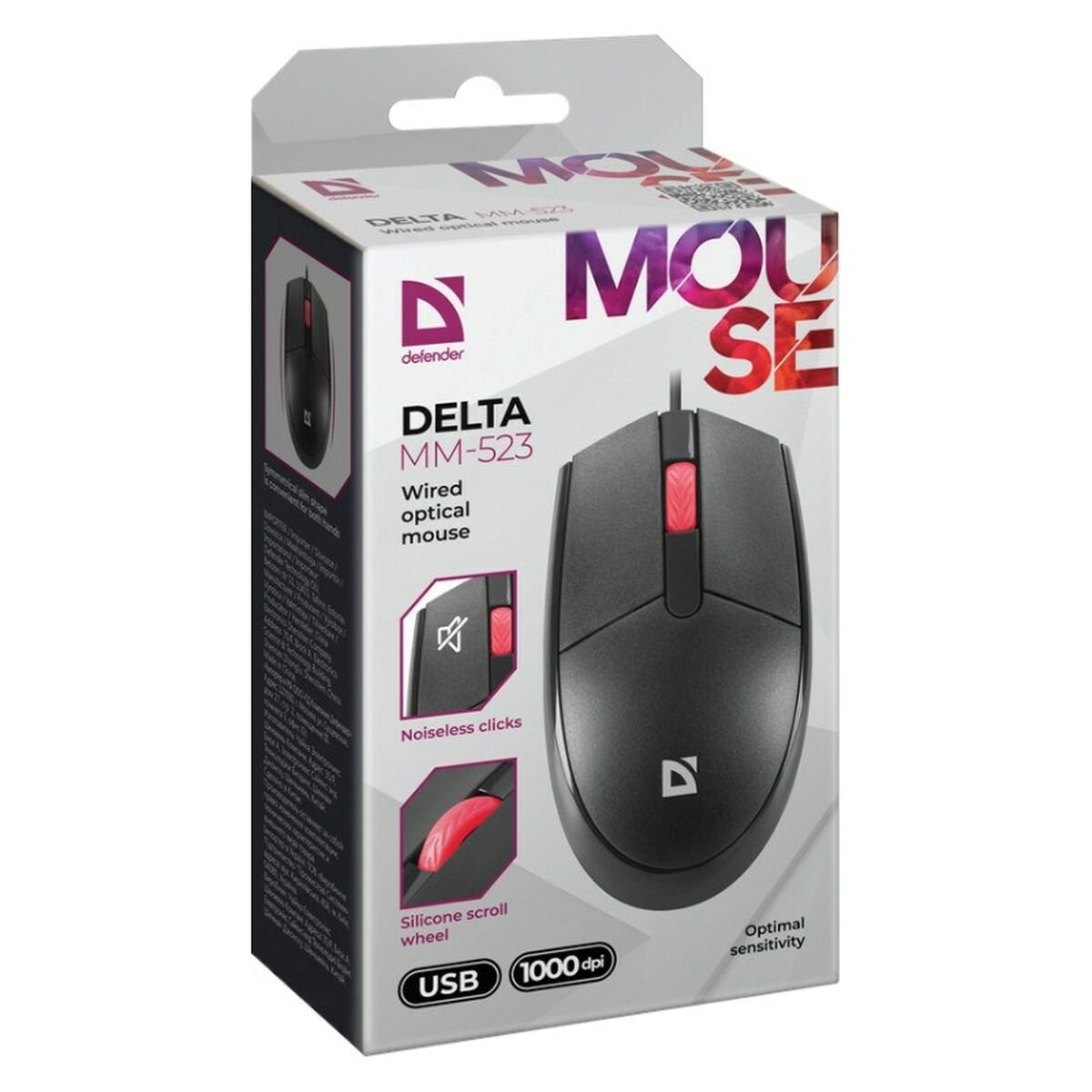 Gaming Mouse Defender DELTA MM-523 Black