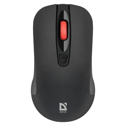 Optical Wireless Mouse Defender NEXUS MS-195 RF Black 1600 dpi