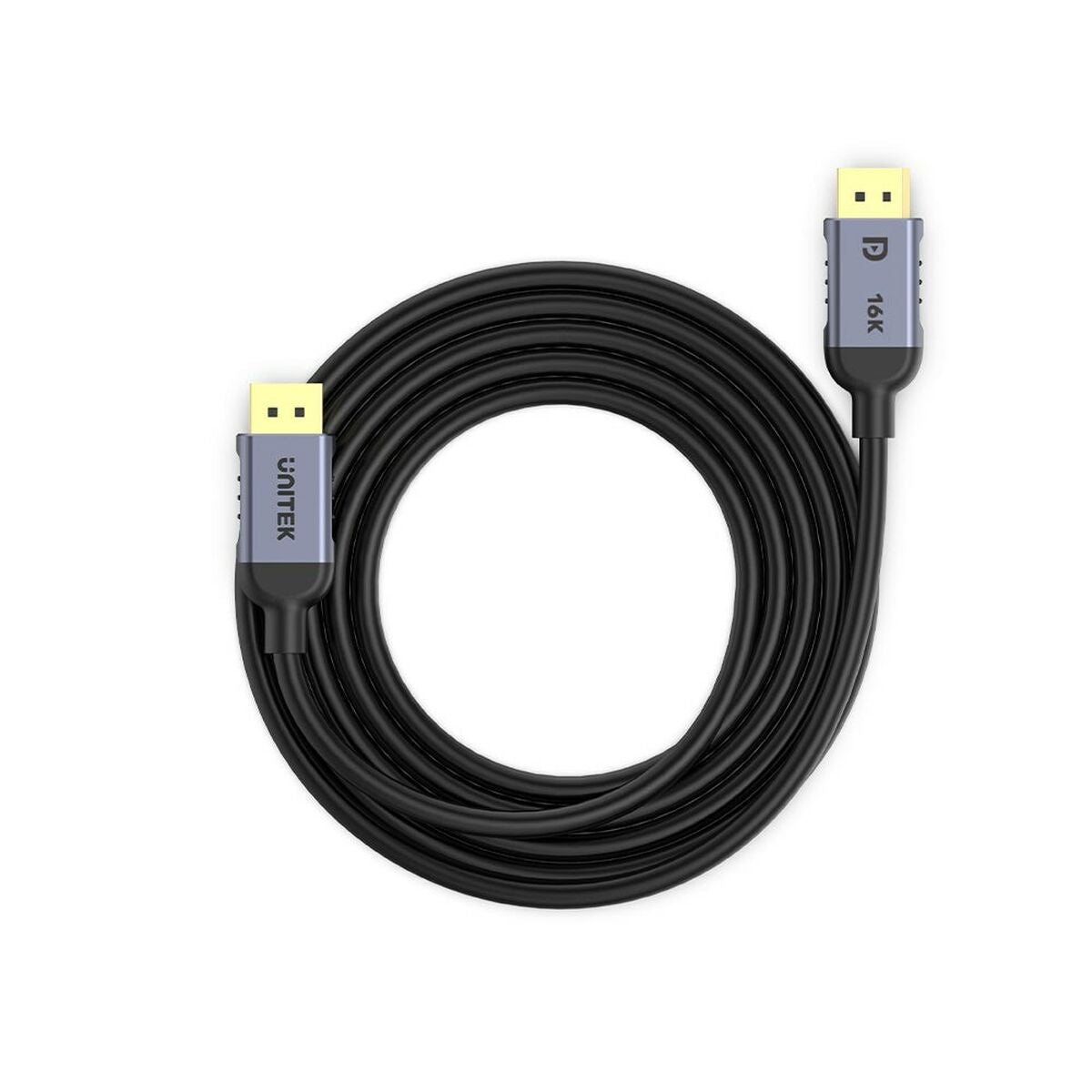 DisplayPort Cable Unitek C1628GY01-5M Black Grey 5 m
