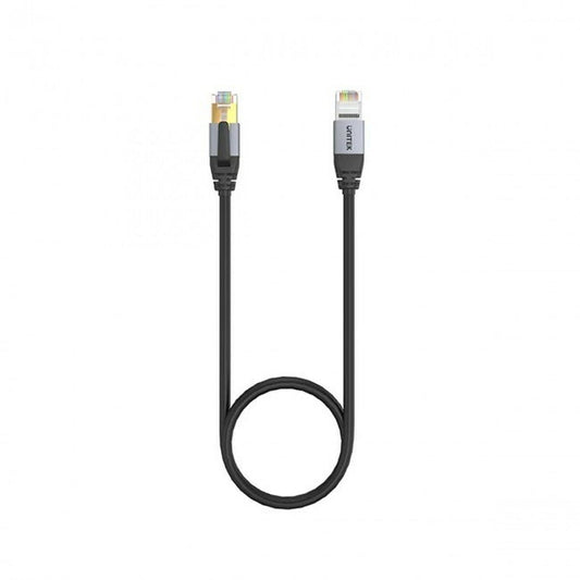 S/FTP Category 8 Rigid Network Cable Unitek C18149AGY03-1M Black 1 m