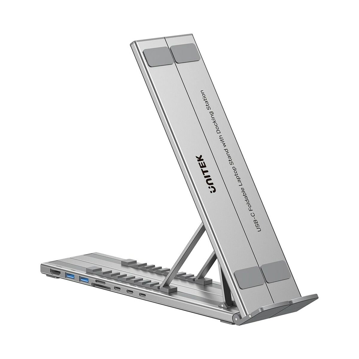 Folding and Adjustable Laptop Stand Unitek D1137AGY01 Aluminium
