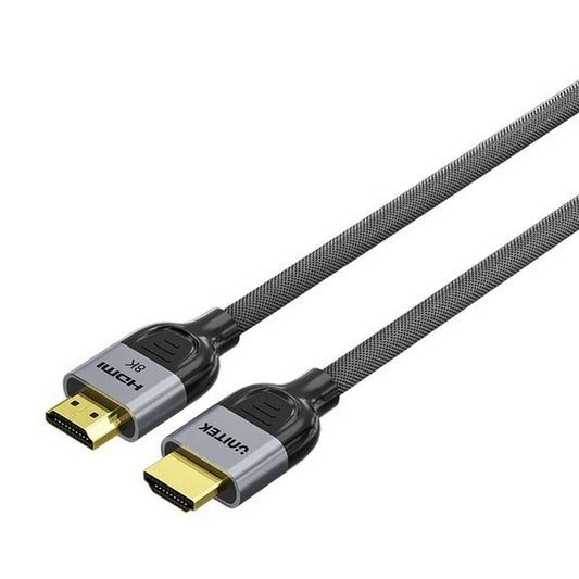 HDMI Cable Unitek C11093RGY01-3M Black Grey 3 m