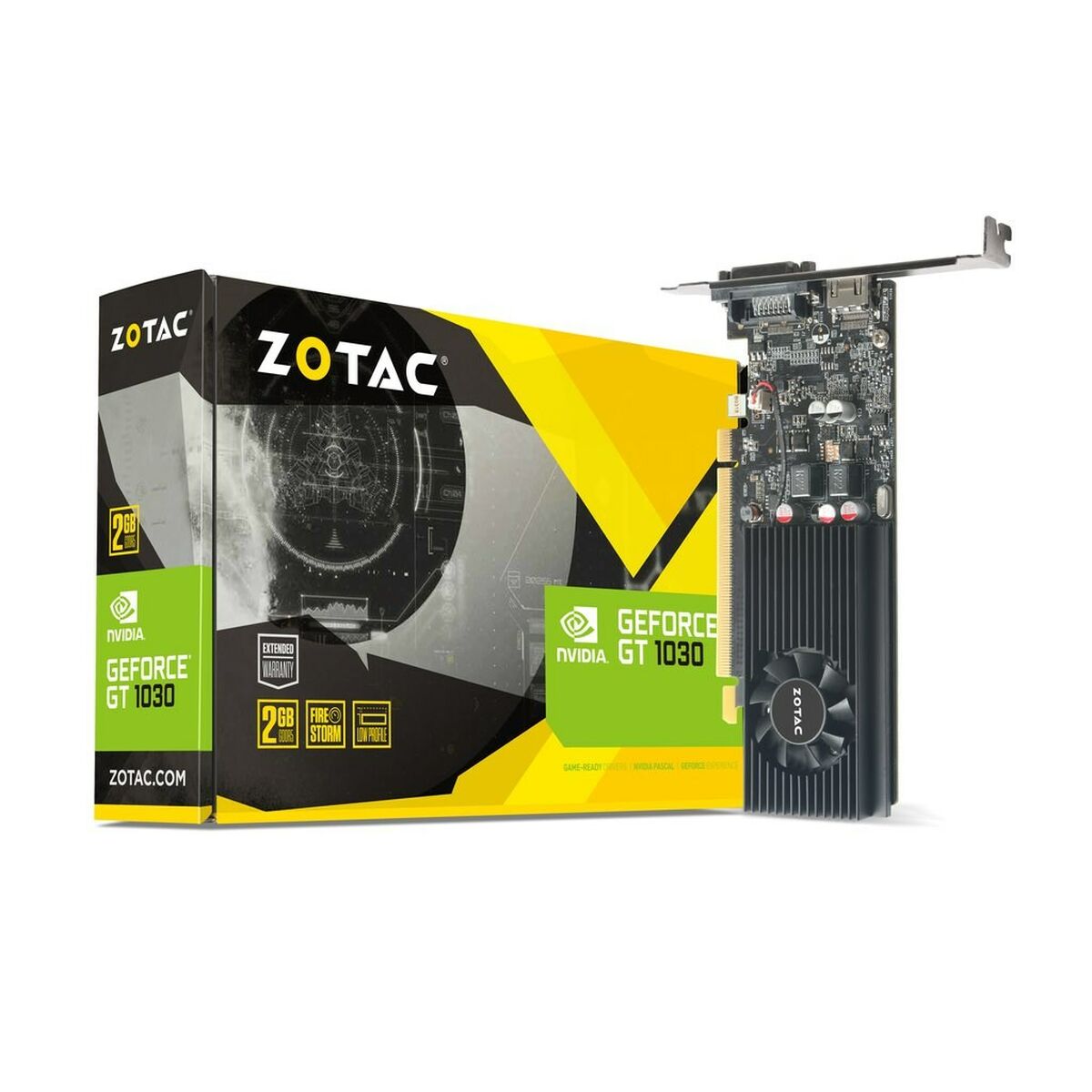 Graphics card Zotac ZT-P10300A-10L 2 GB NVIDIA GeForce GT 1030 GDDR5 DDR5