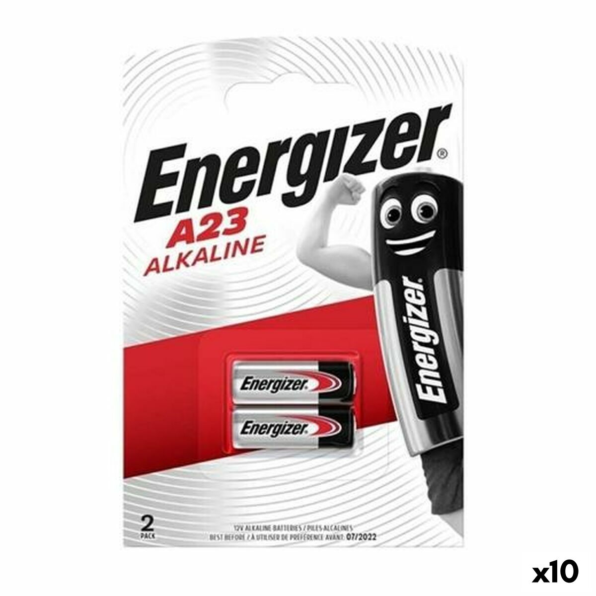 Batteries Energizer 12 V LR23A 2 Pieces (10 Units)