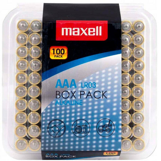 Batteries Maxell 100PK BOX 1,5 V (100 Units)