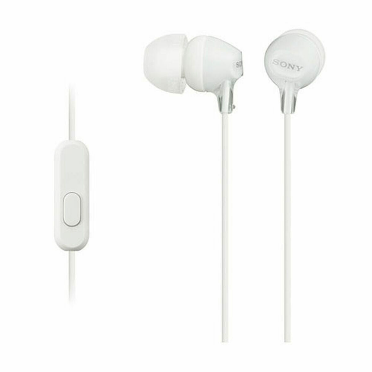 Headphones with Microphone Sony MDR-EX155AP in-ear White