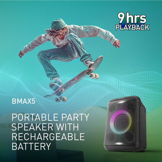 Portable Speaker Panasonic SCBMAX5EK   75W