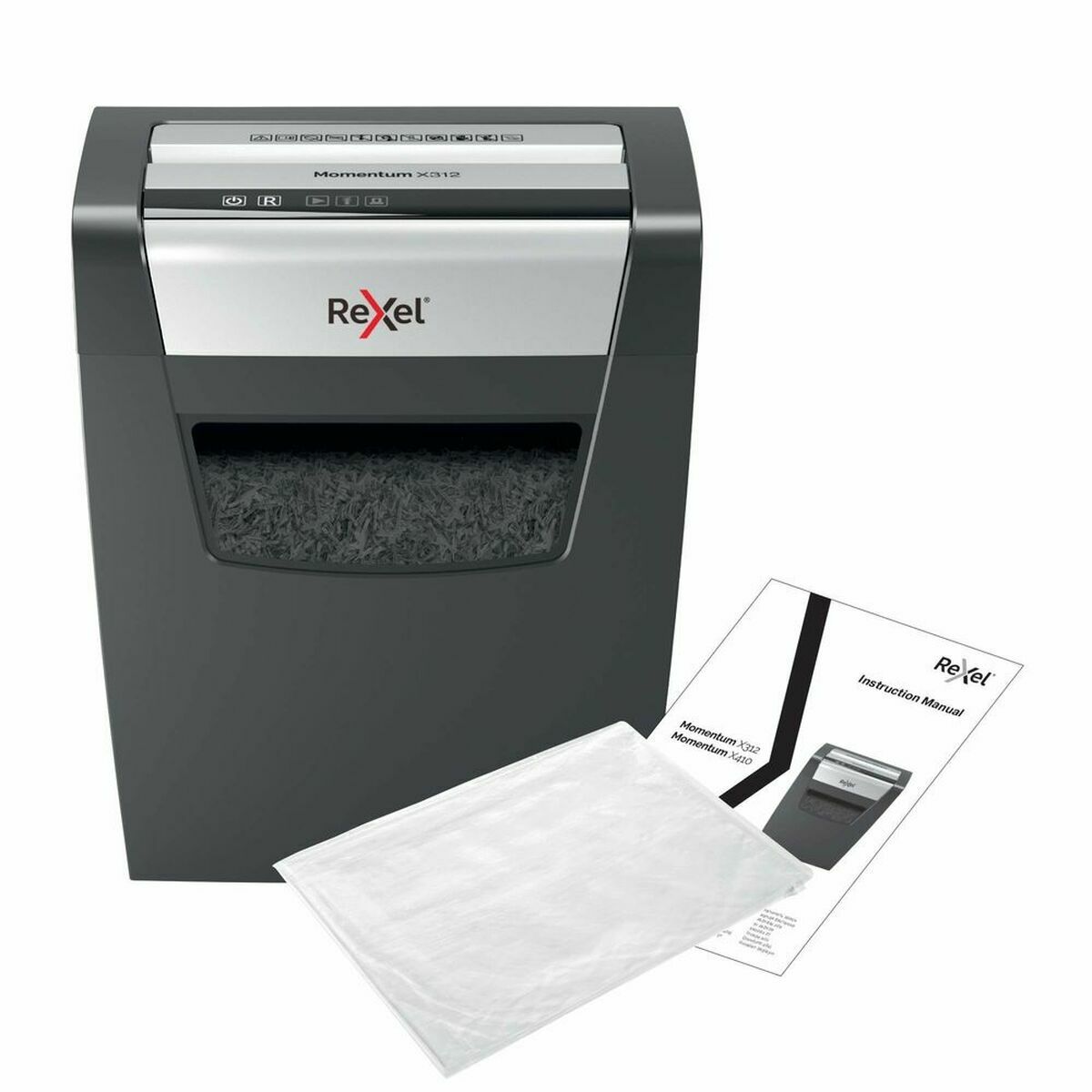 Paper Shredder Rexel Momentum X312 23 L 12 Sheets