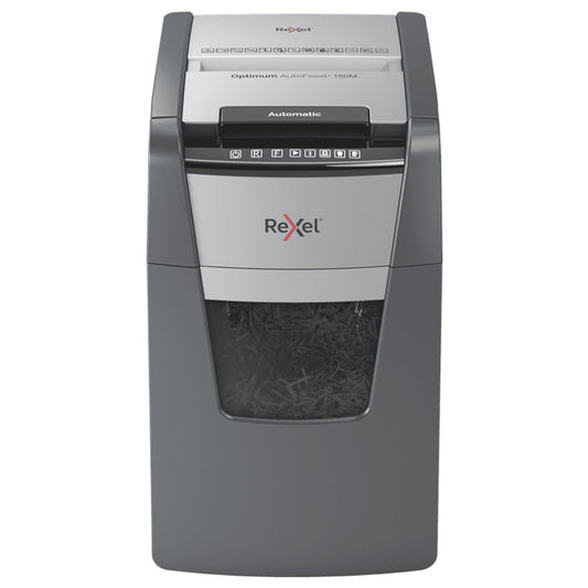 Micro-Cut Paper Shredder Rexel Optimum AutoFeed 150M