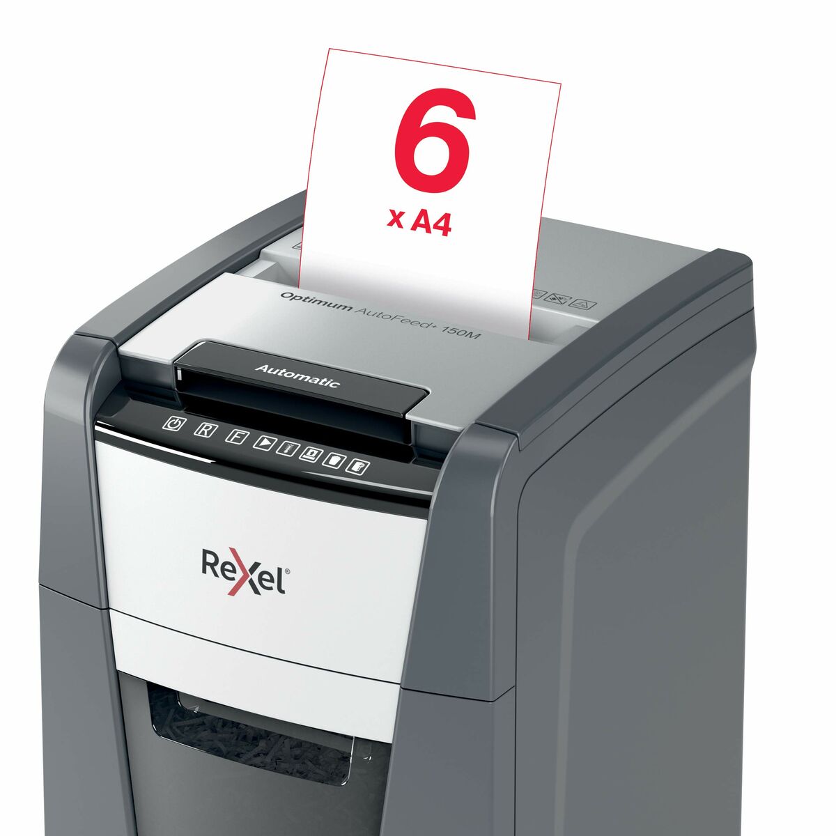 Micro-Cut Paper Shredder Rexel Optimum AutoFeed 150M