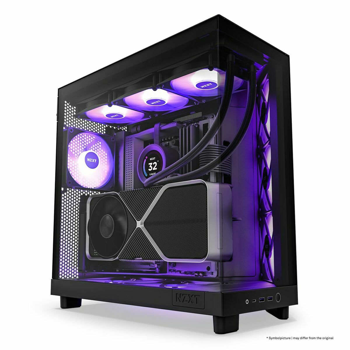 ATX Semi-tower Box NZXT CC-H61FB-R1 Black