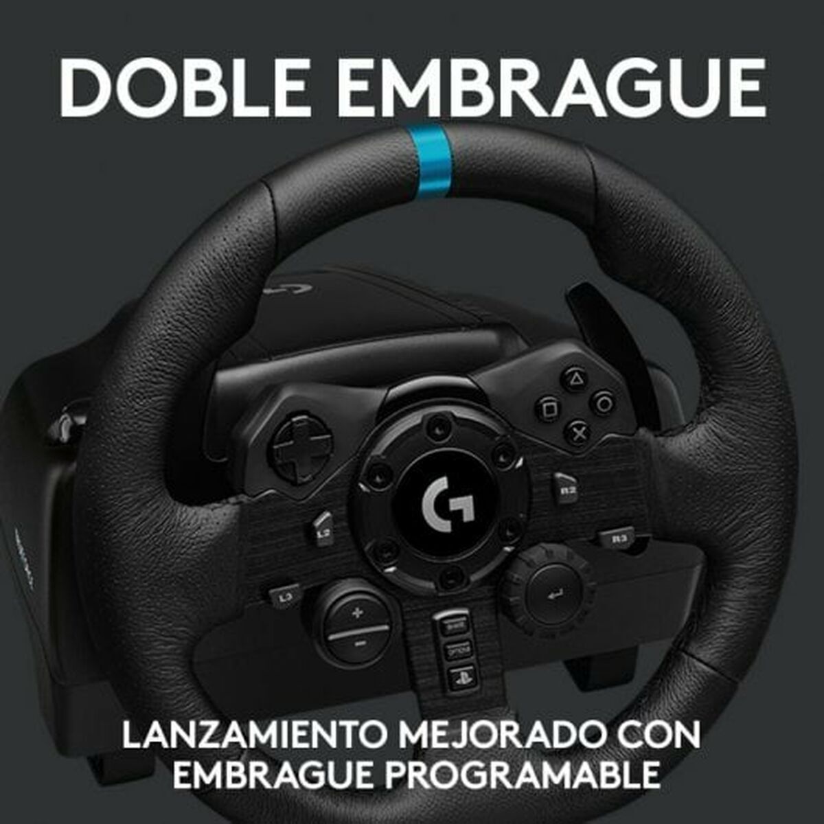 Steering wheel Logitech 941-000149 Black Gaming PC, PS4 PS5 PS4 PC