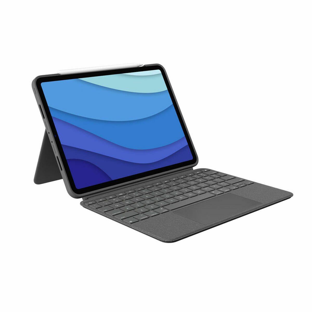 iPad Case + Keyboard Logitech 920-010145 Grey Spanish Qwerty QWERTY