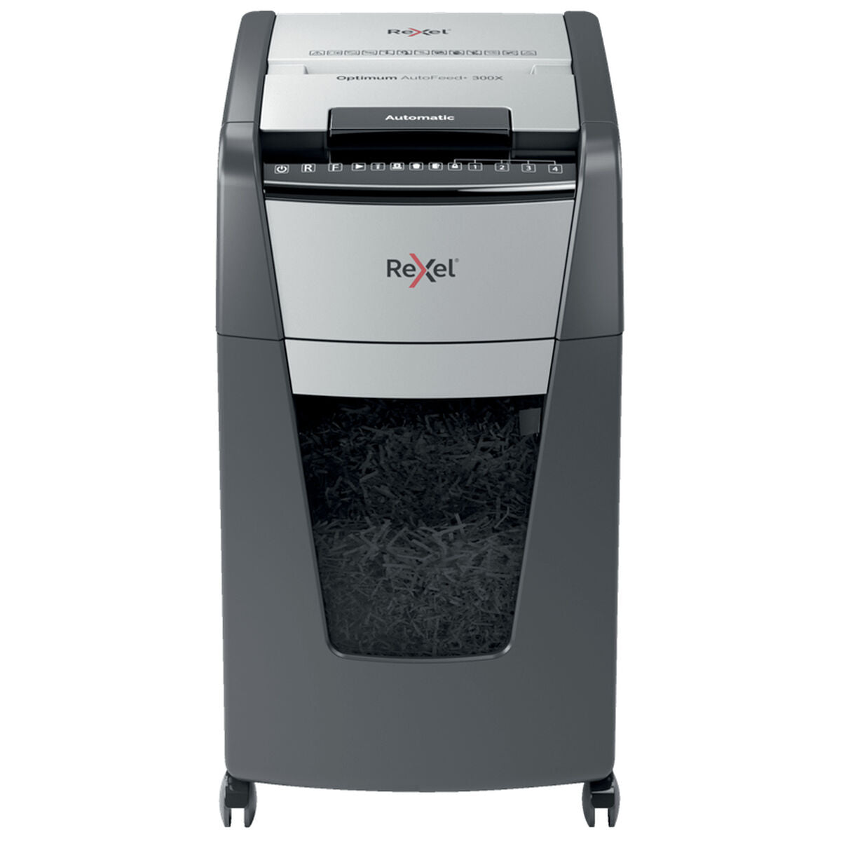 Paper Shredder Rexel Optimum Auto+ 300X 60 L