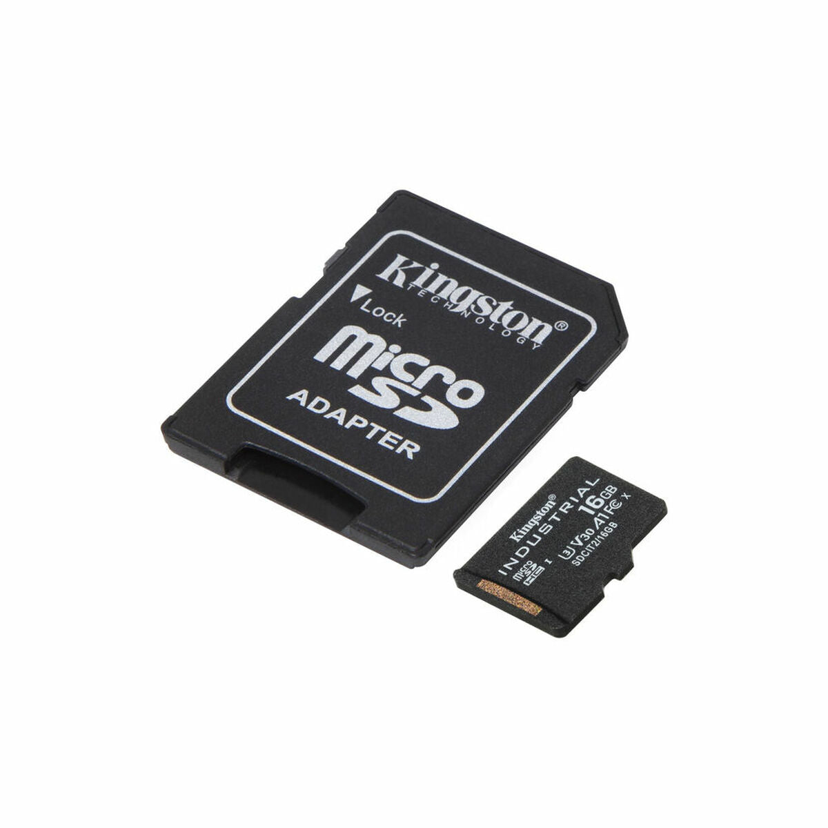 Micro SD Memory Card with Adaptor Kingston SDCIT/16GB 16GB 16 GB