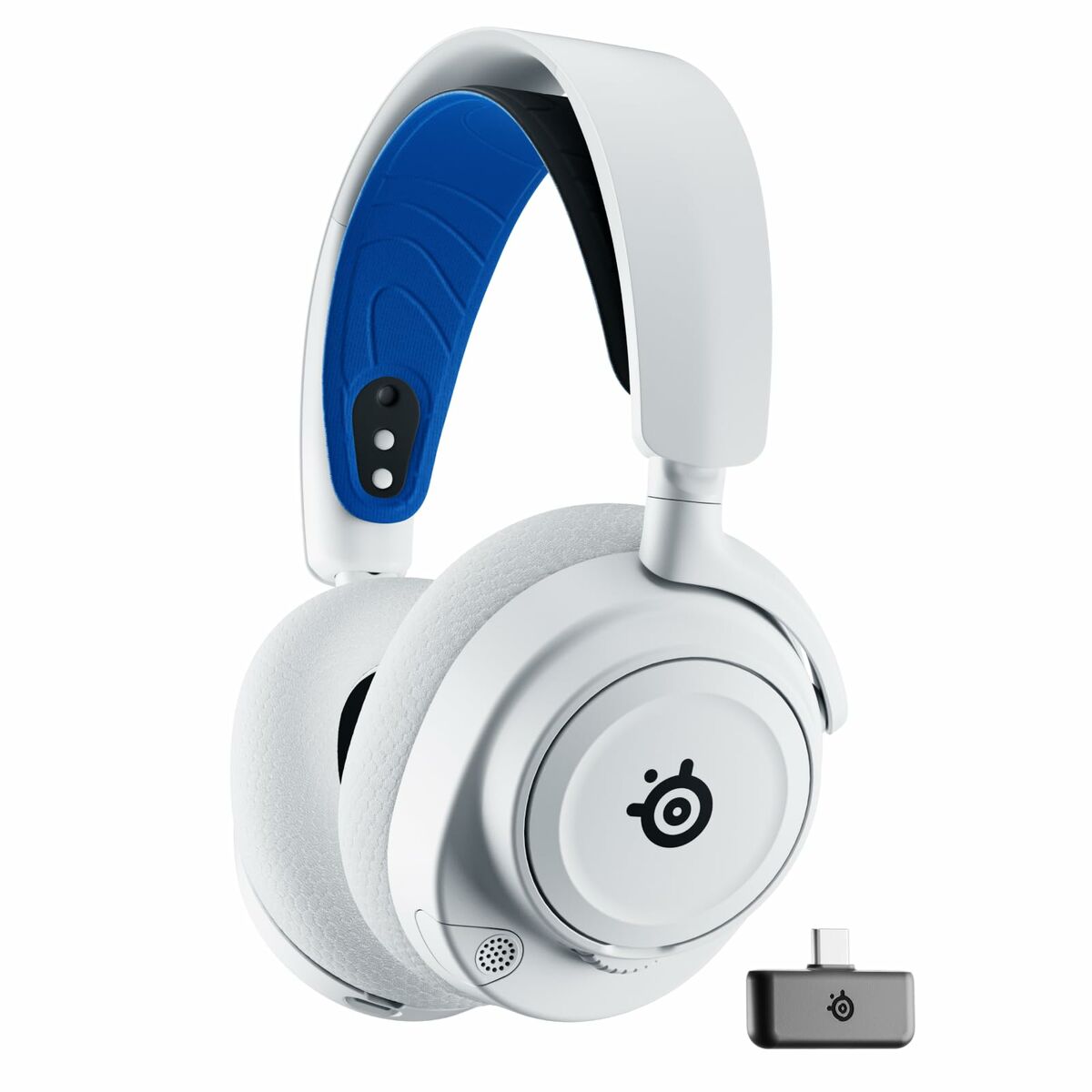 Headphones with Microphone SteelSeries Arctis Nova 7P White