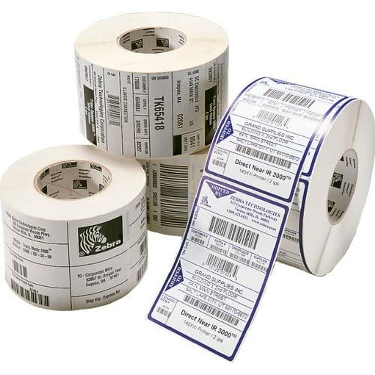 Printer Labels Zebra 3006326 White