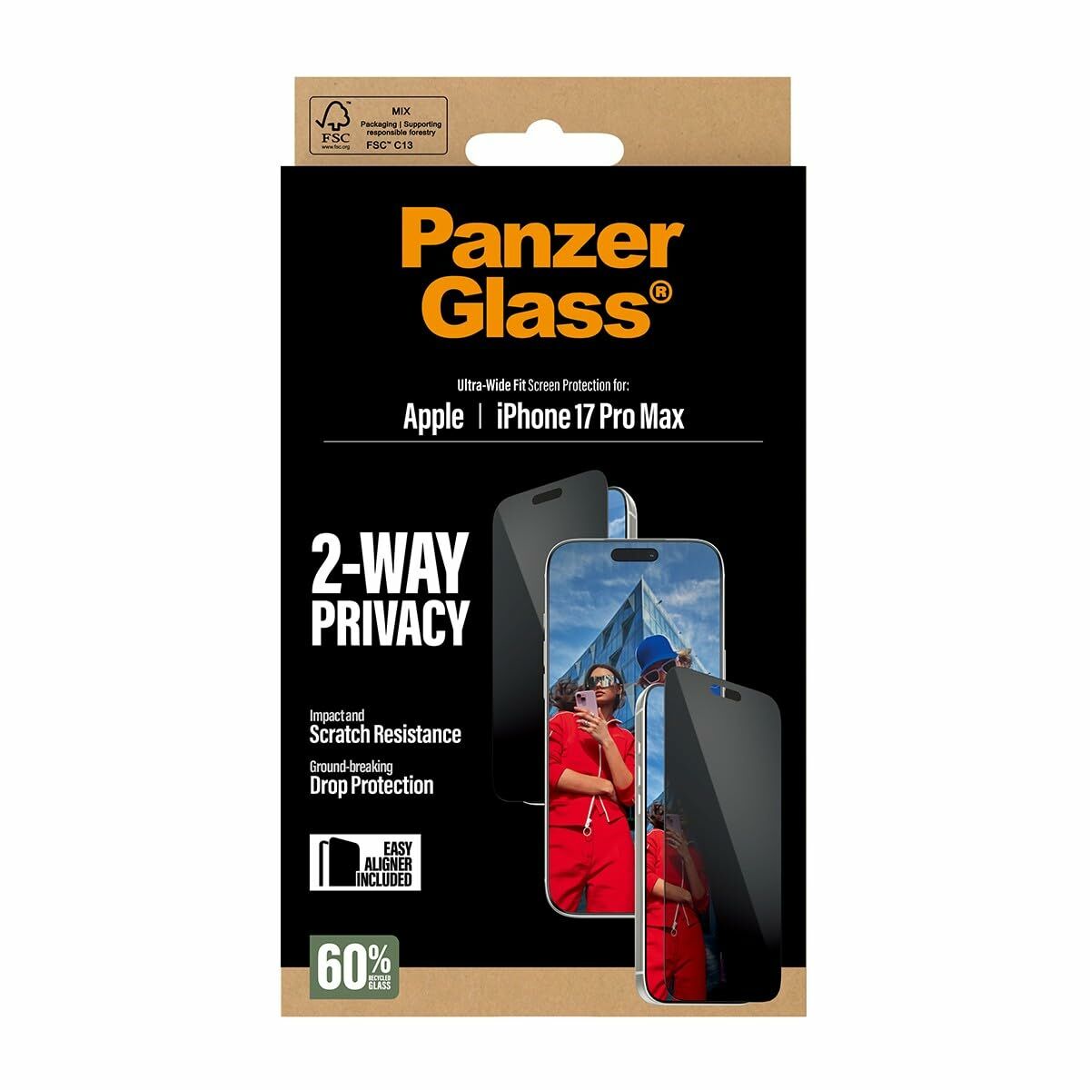 Mobile cover Panzer Glass PG38406 Transparent