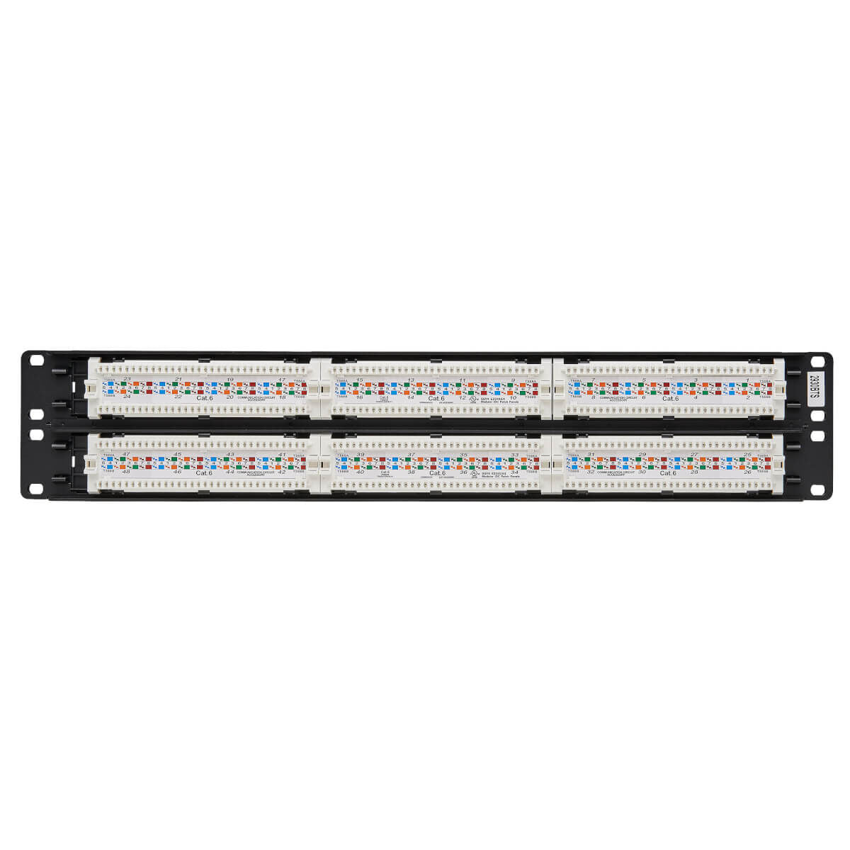 48-port UTP Category 6 Patch Panel Eaton N252-048