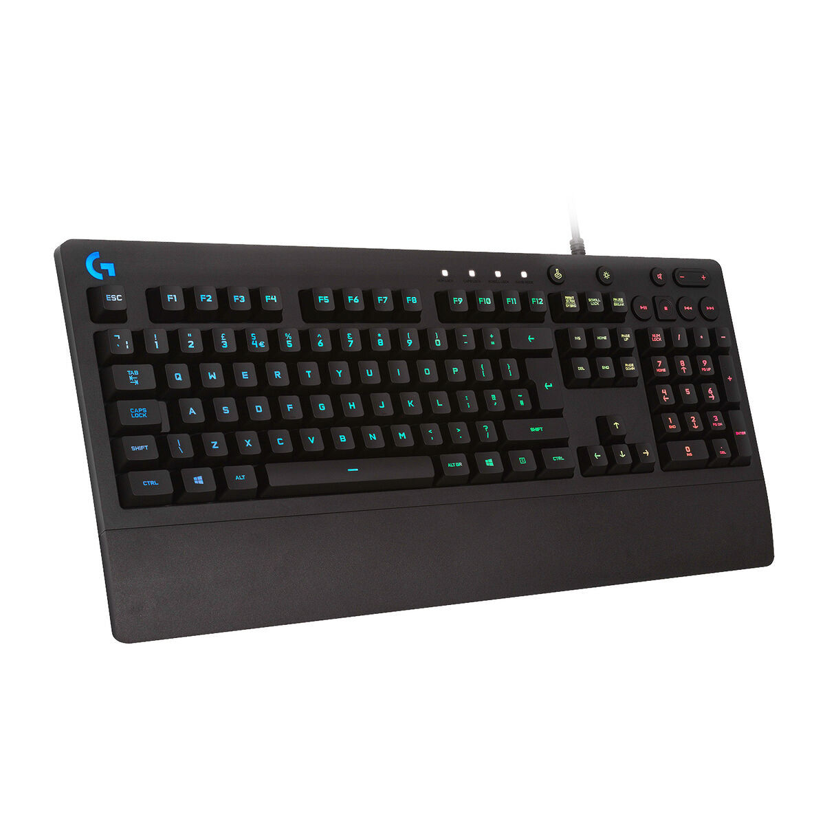Gaming Keyboard Logitech 920-008093 Spanish Qwerty Black